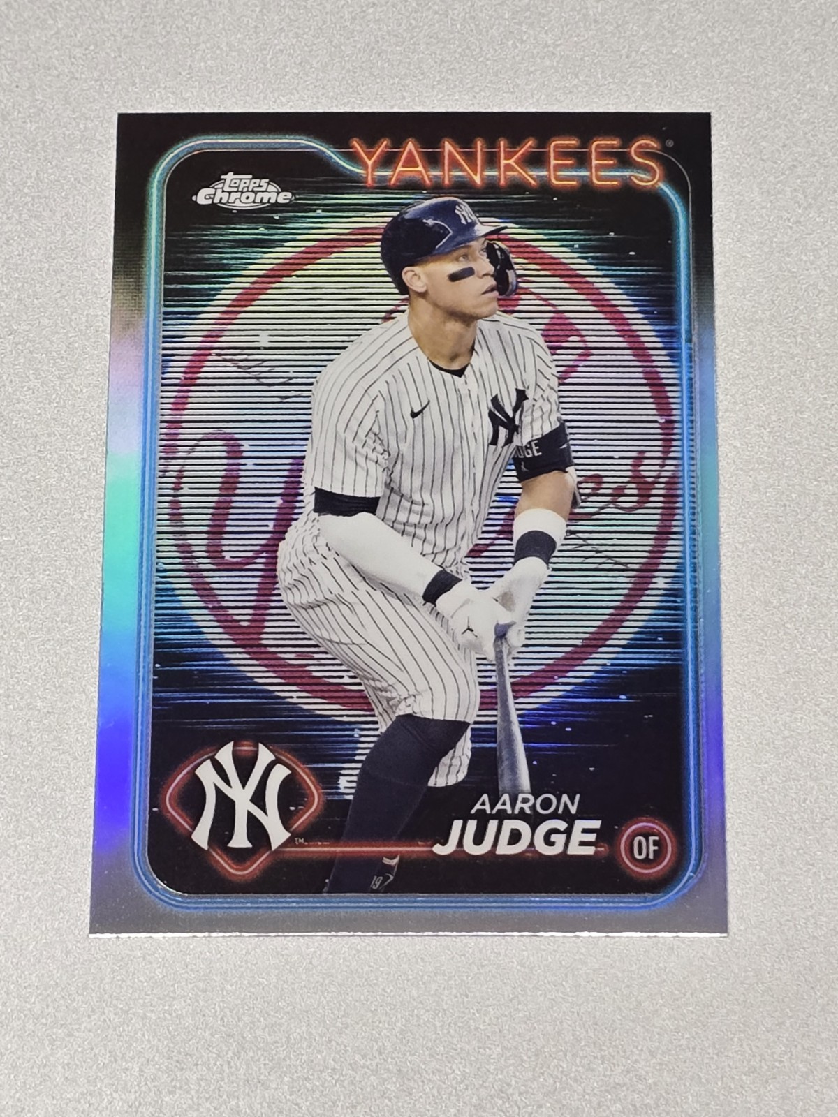 2024 Topps Chrome Aaron Judge #50 Lightboard Logo Refractor SSP YANKEES MVP