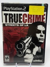 True Crime Streets of L.A. (Sony PlayStation 2, PS2) Black Label CIB, Tested