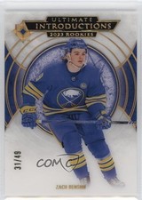 2023-24 Upper Deck Ultimate Collection Introductions Gold 31/49 Zach Benson f6d