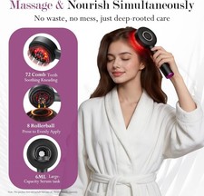 3 Modes Waterproof Electric Scalp Massage Comb Hair Oil Applicator Hair Growth