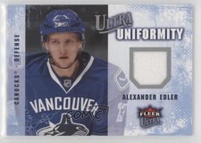 2008-09 Fleer Ultra Uniformity Alexander Edler #UA-AE 11jd