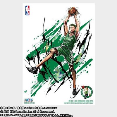 Presale ONE PIECE & NBA Mini Poster Set 10 Sheets Limited Japan B4