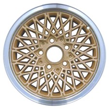 Flange Cut And Painted Gold Aluminum Wheel 15x7 5x120.65 10046312 Refurbished Flange Cut And Painted Gold Aluminum Wheel 15x7 5x120.65 10046312 Refurbished