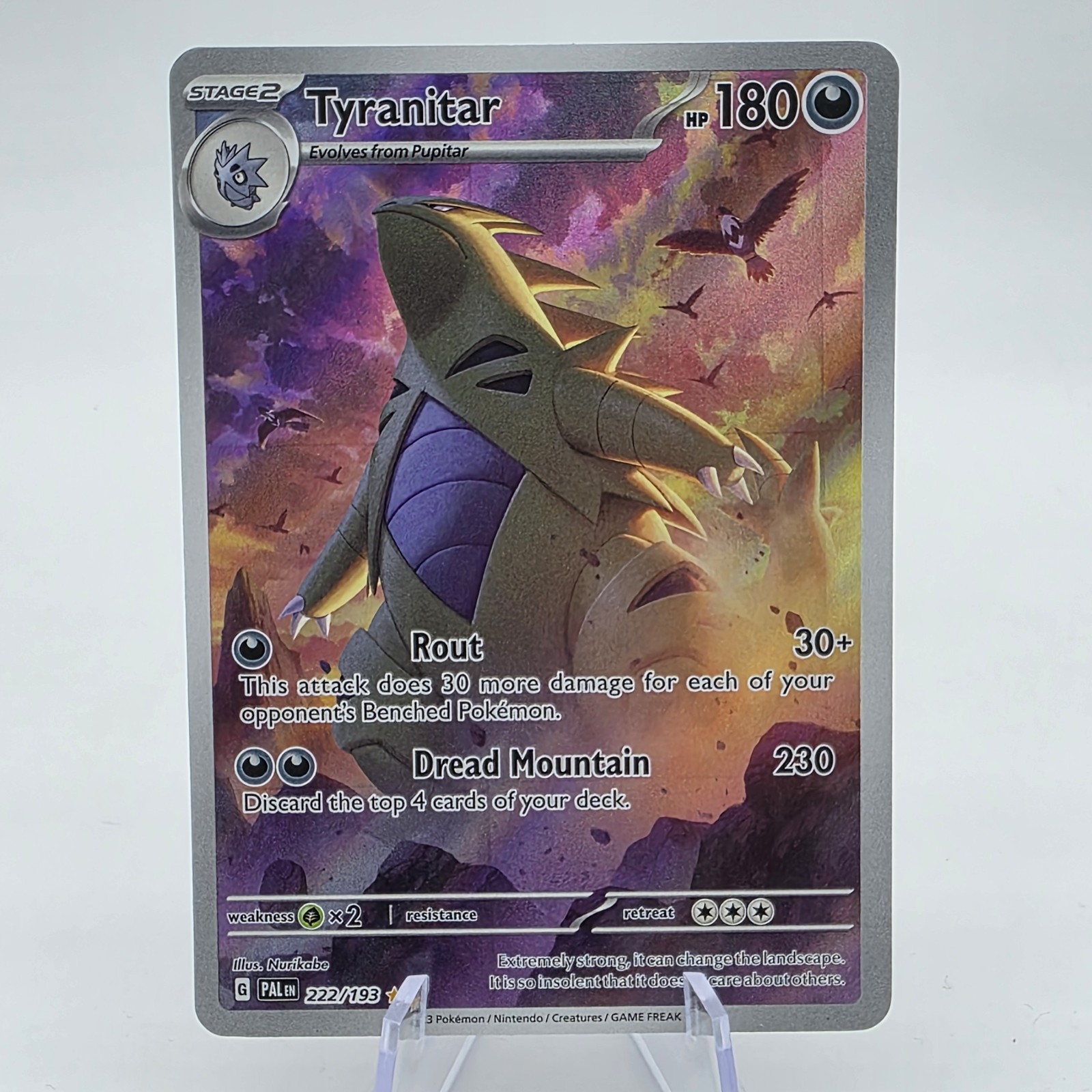 Tyranitar 222/193 Paldea Evolved Pokemon Ultra Rare NM
