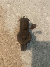 Antyczny MTE Gałka muszkatołowa Tarka do przypraw Szlifierka Koło Korba Cylinder Drewniana gałka Vintage