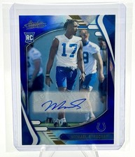 2021 Absolute Signature Rookies Spectrum Blue #188 Mike Strachan Auto 6/50 Colts