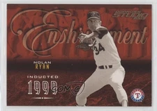 2003 Donruss Studio Enshrinement /750 Nolan Ryan #E-6 HOF