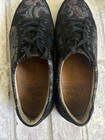 Finn Comfort Ikebukuro Shoes US Womens 7.5-8 Black Floral Nubuck Leather Sneaker — photo 8