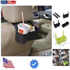 Car Headrest Seat Back Organizer Cup Holder Drink Pocket Food Tray Universal ...