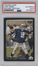 Tony Romo Football Cards, Rookie Cards and Autographed Memorabilia Guide 39