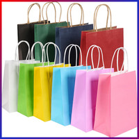 PapiertüTen 40 StüCk Kraftpapier Mit Henkel 21X27X11Cm FüR Geschenke