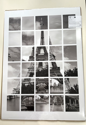 IKEA超大型モノクロポスター 2 pack IKEA BILD Poster City New York/ Paris 19 ¾ x 27 ½ 