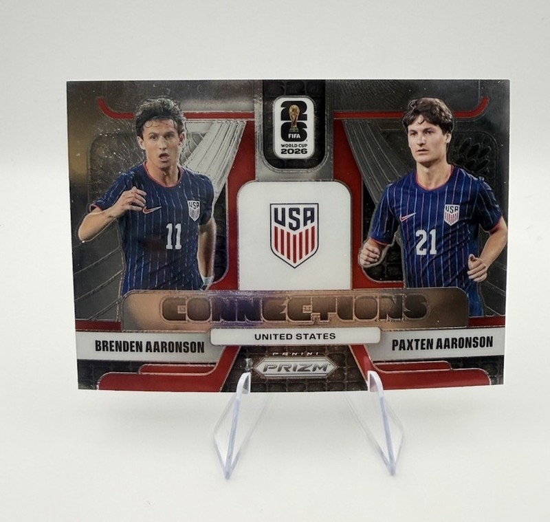 2026 Panini Prizm FIFA World Cup USA Connections #5 Brenden & Paxton Aaronson