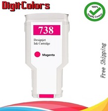 Ink Cartridge for HP 738 Magenta 676M7A 300ml for HP DesignJet T850 T950 Printer
