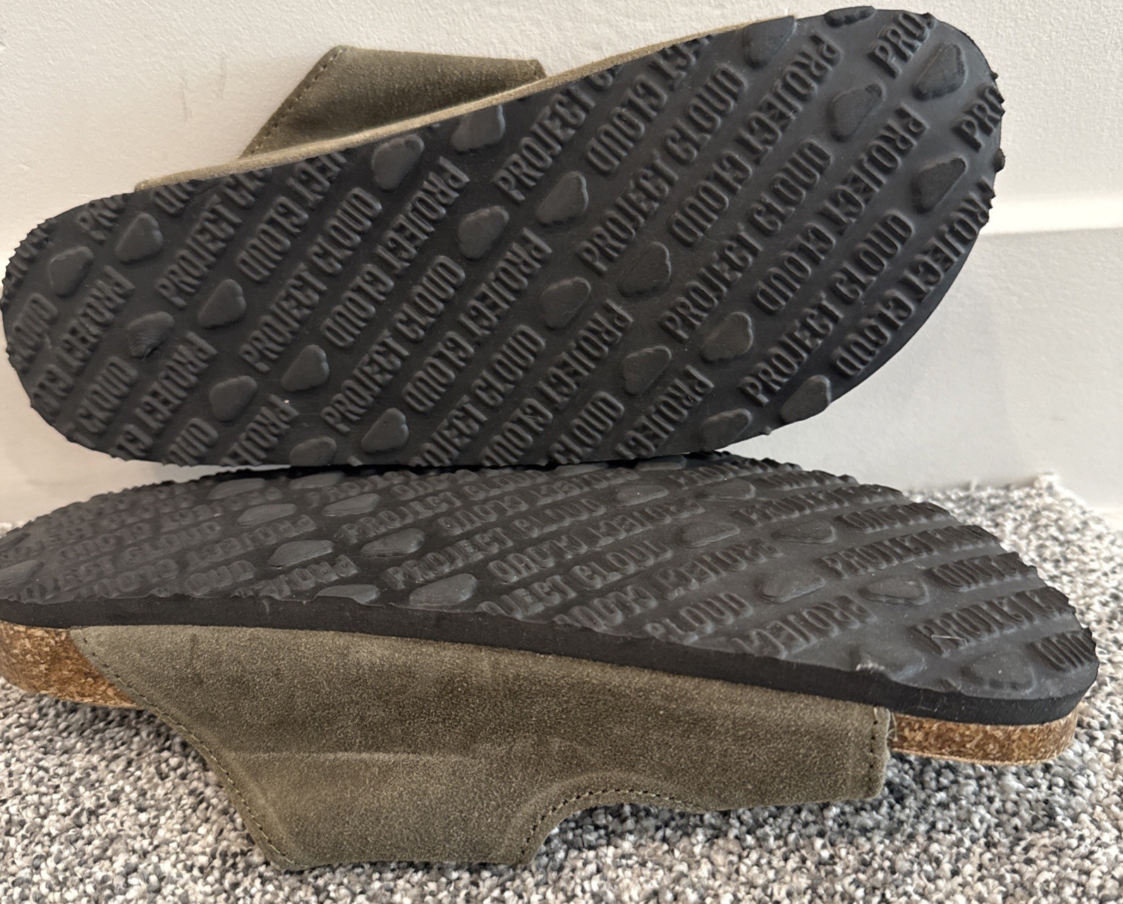 Project Cloud Memory Foam Leather Wedge Double Bu… - image 4