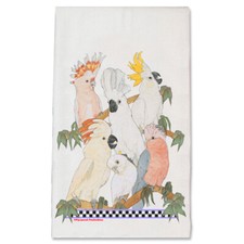 Cockatoo Parrot Fauna Kitchen Dish Towel Pet Gift