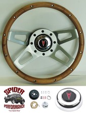 1967-1968 Pontiac Wood Steering Wheel 13 12 Walnut