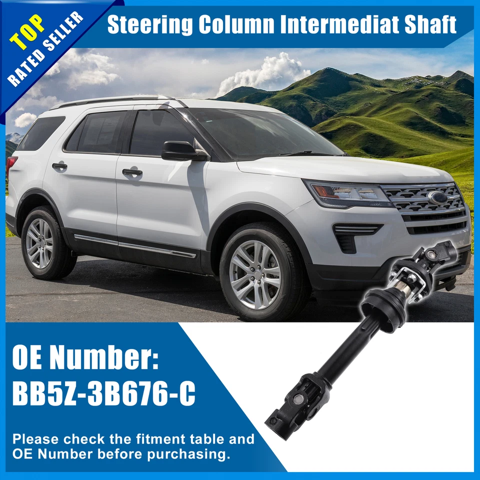 Pack of 1 for Ford Flex 2010-2019 Intermediate Steering Column Shaft BB5Z-3B676C - Image 2 of 4