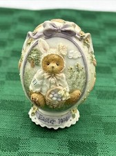 "CHERISHED TEDDIES - 1996 BEAR DRESSED AS BUNNY EGG