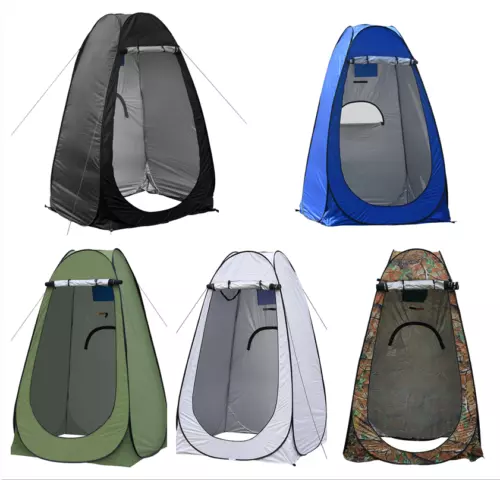 Pop-Up Privacy Tent Portable Outdoor Camping Shower Toilet Changing Room Hiking - Picture 3 of 13