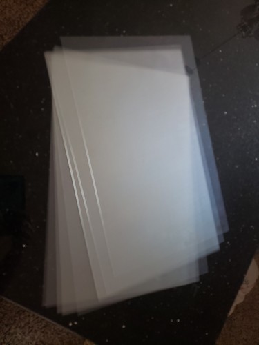 Clear Laser Transparency Paper 11x17 film paper - qty 100 - Picture 4 of 4
