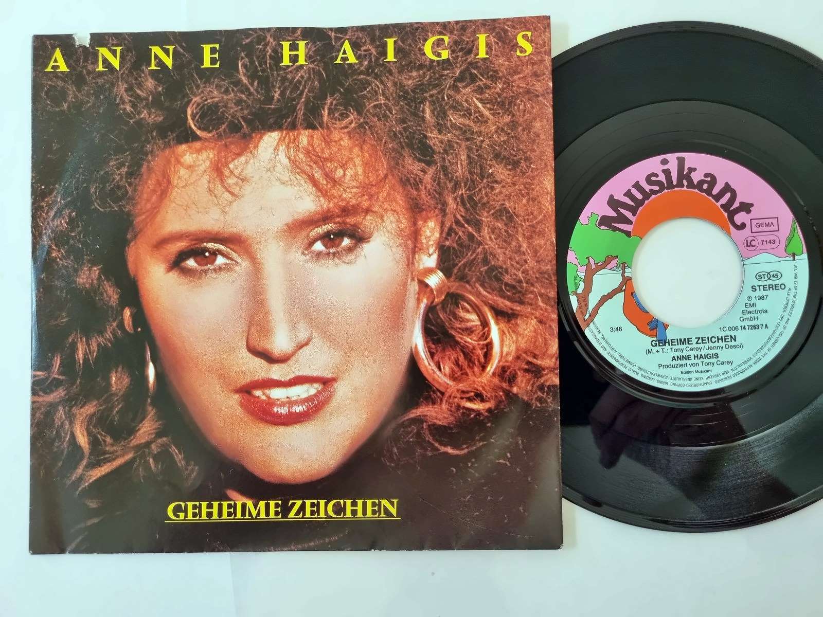 Anne Haigis - Geheime Zeichen 7'' Vinyl Germany