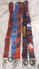 Spider-Man Themed Lanyards w/ Clip - Marvel ID Badge Holder Choose Design