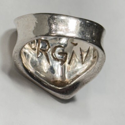 Vintage Robert Lee Morris RLM Studios Sterling Silver Forgive Ring