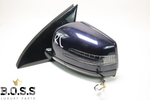 11-13 Mercedes W251 R350 Left Driver Side Rear View Door Mirror Blue - Picture 5 of 8