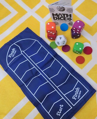 ''Math Dice Junior'' Game Learning Math Dice Addition Subtraction Think Fun Age 6+