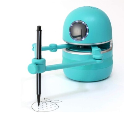 With Corporation Drawing Robot Quincy LZ001Robots and Drawing Blue H