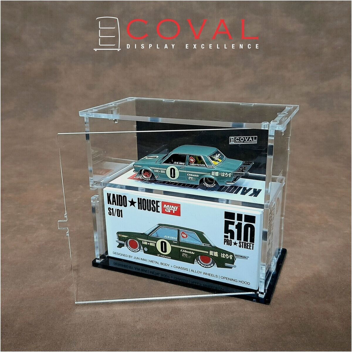 SMG-102K Acrylic Display Cabinet for Mini GT x Kaido House SMG-102K Acrylic Display Cabinet for Mini GT x Kaido House
