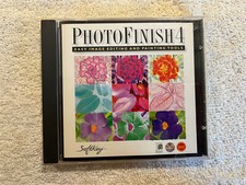 Photo Finish 4 CD-Rom Soft Key WIN 95 or 3.1 VG Disk