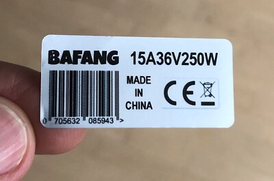2x Motoraufkleber BAFANG 250W 36V BBS02B BBS01 Pedelec Ebike legal silber 