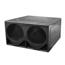 QPower QBOMB Dual 12″ 12 inch Triangular Ported Vented Sub Woofer Enclosure Box