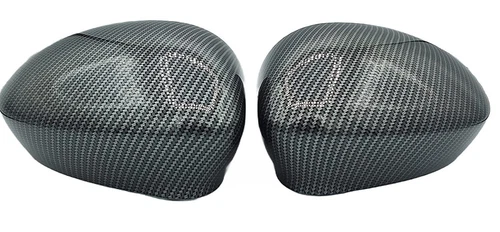 Pair of mirror caps Fiat 500 Cinquecento Abarth carbon look rearview