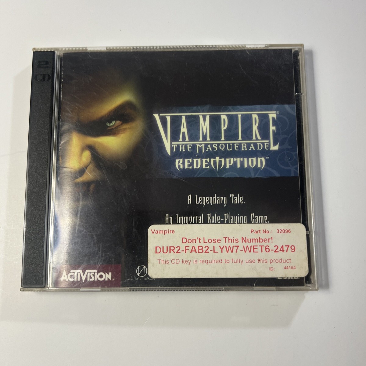 Vampire The Masquerade Redemption CD-ROM 2000 PC ActiVision Mint