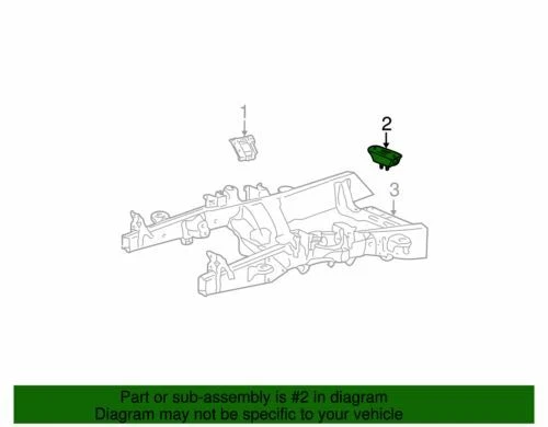 Soporte de montaje de transmisión trasera OEM NUEVO Ford 2004-2008 F-150 4Pd 5,4 L 4L3Z6068A Foto 2 de 2
