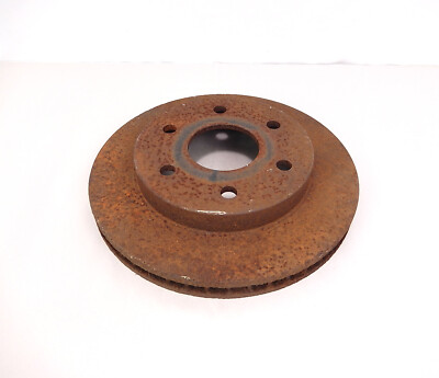 Vintage Rusted Cast Iron Brake Rotor Lamp Base. Industrial - Steampunk  12'' Dia.