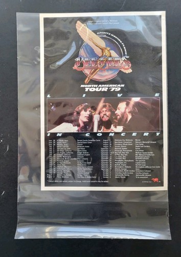 Bee Gees North American Tour '79 Promo Print Werbung - Bild 2 von 2