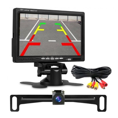 Backup Camera Wireless Car Rear View Parking System Night for + 7'' Monito