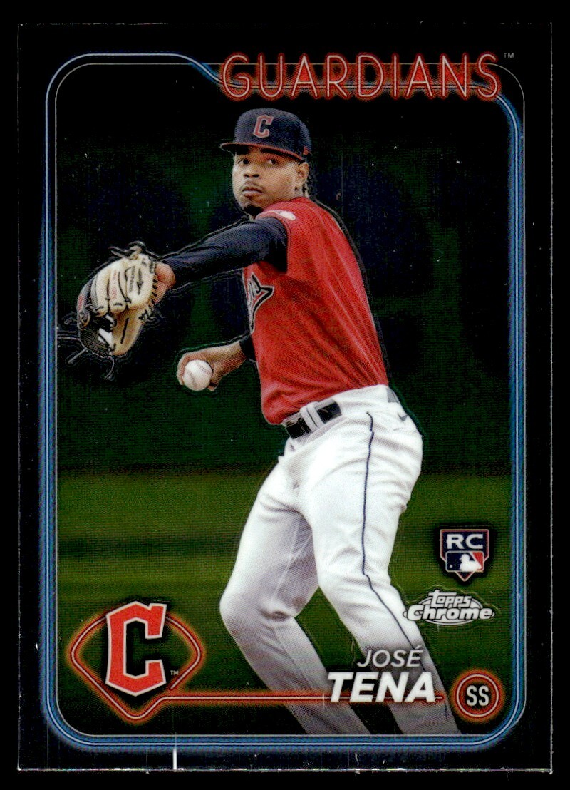 2024 Topps Chrome Jose Tena Rookie Cleveland Guardians #29
