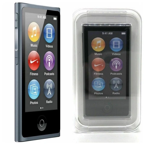 NEW Apple iPod Nano 7th Generation 16GB Slate Black Mp3- Sealed in Retail Box