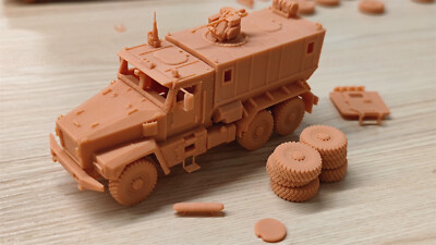 3d Printed 1/72/87 Ural Typhoon-U 6x6 Armoured Truck ﻿Unpainted Kit
