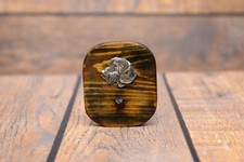 Dachshund type 2 - wooden wall hanger with image of a purebred dog, Art Dog USA