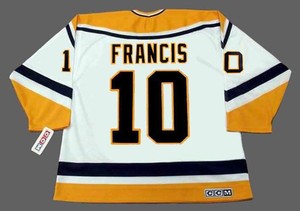 ron francis penguins jersey
