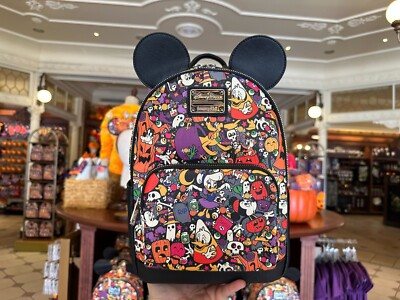 Disney Parks 2022 Halloween Loungefly Mini Backpack | eBay