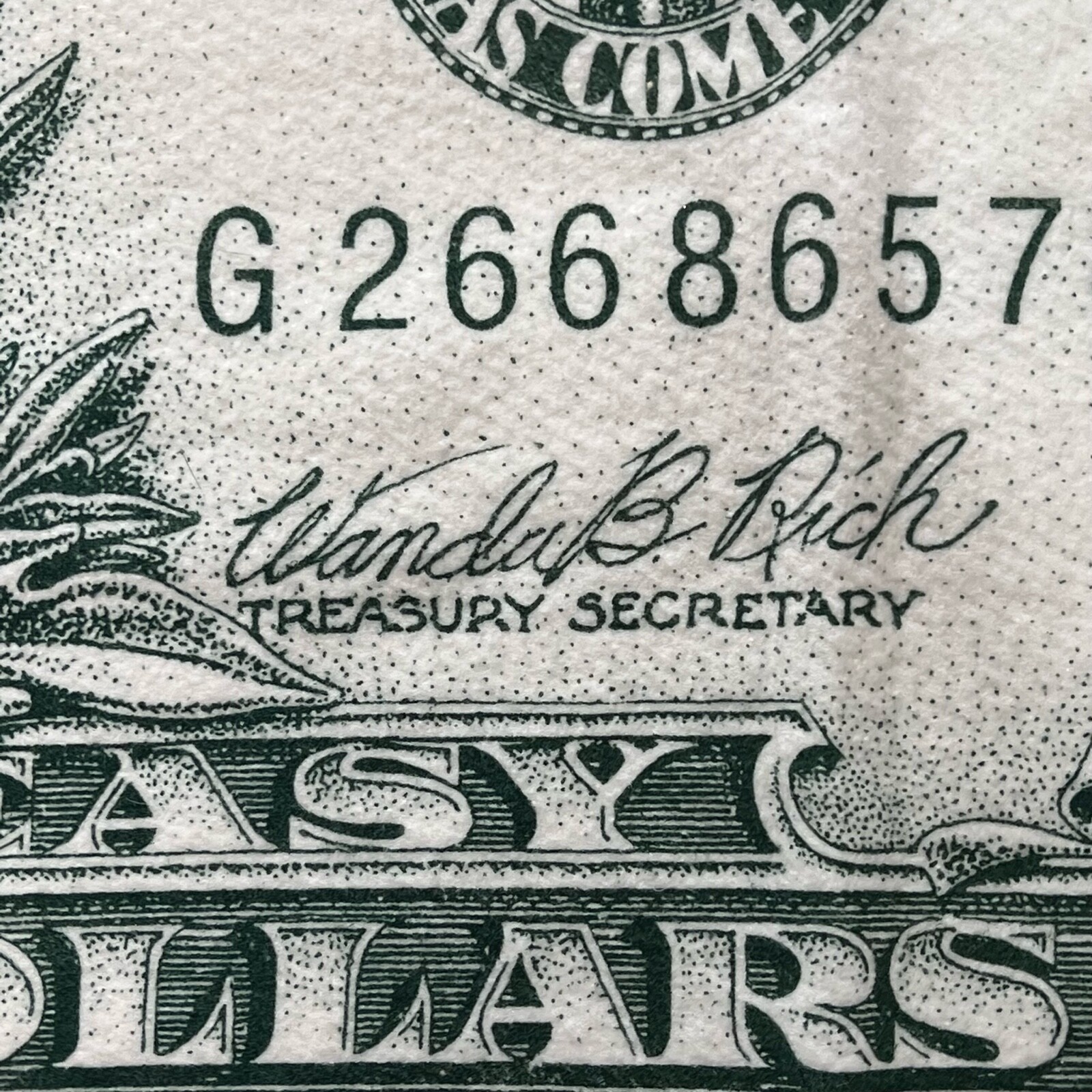 Vintage 90's Dollar Bill Beach Picnic Blanket A5903 Gem