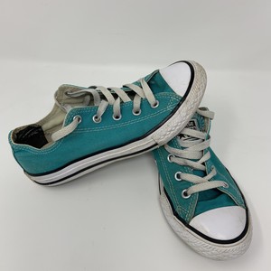girls teal converse