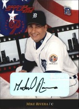 2002 Studio Private Signings #87 Mike Rivera Auto Autograph Card /250  